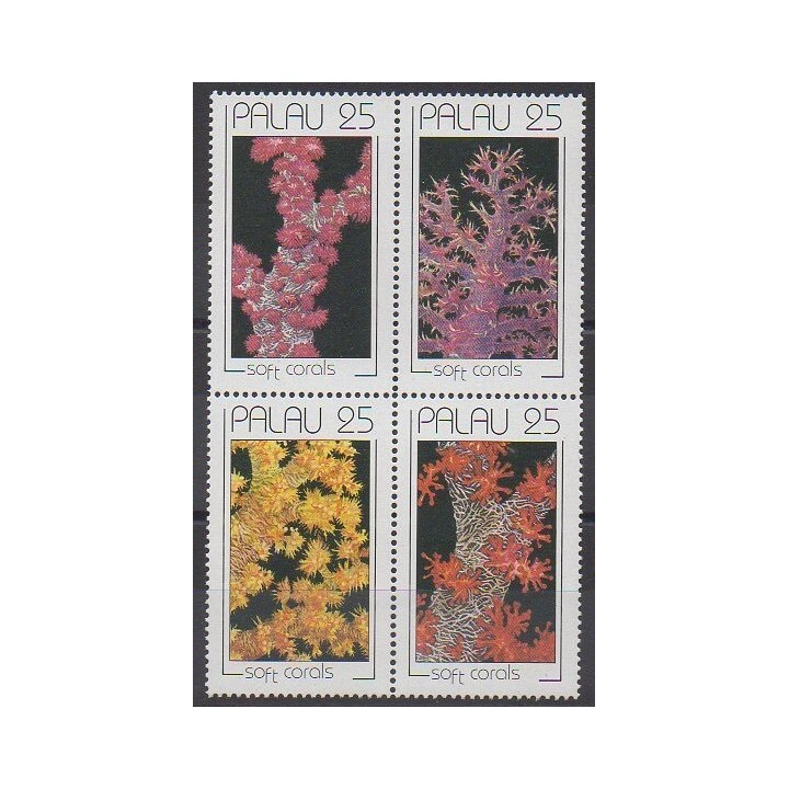 Palau - 1989 - Nb 303/306 - Sea animals
