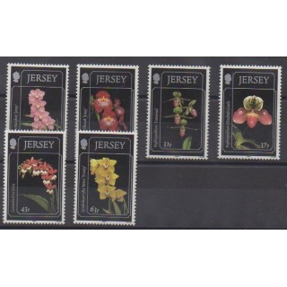 Jersey - 1999 - Nb 872/877 - Orchids