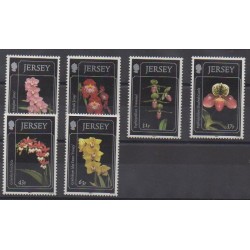 Jersey - 1999 - Nb 872/877 - Orchids