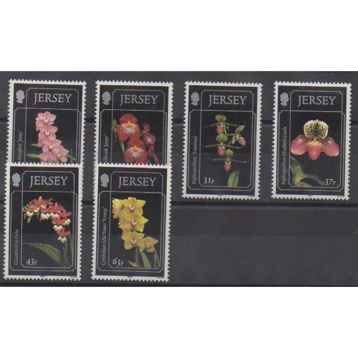 Jersey - 1999 - Nb 872/877 - Orchids