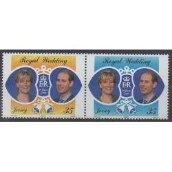 Jersey - 1999 - No 883/884 - Royauté - Principauté