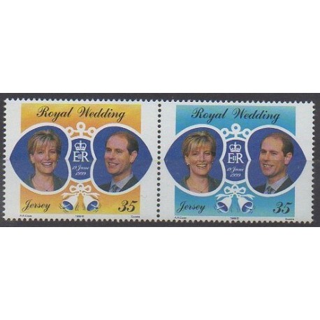 Jersey - 1999 - No 883/884 - Royauté - Principauté