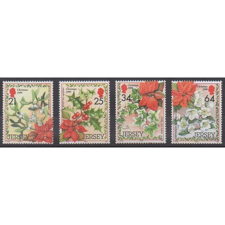 Jersey - 1999 - Nb 911/914 - Flowers