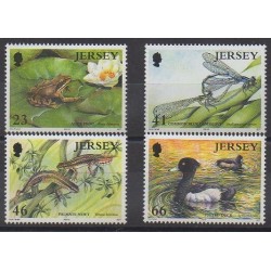 Jersey - 2001 - No 979/982 - Animaux