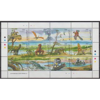 Guyana - 1992 - No 2815/2826 - Animaux préhistoriques