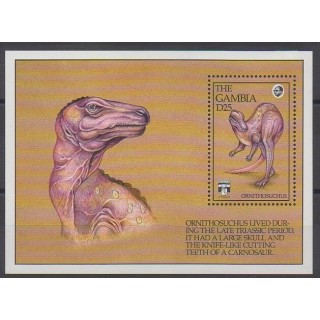Gambie - 1992 - No BF173 - Animaux préhistoriques
