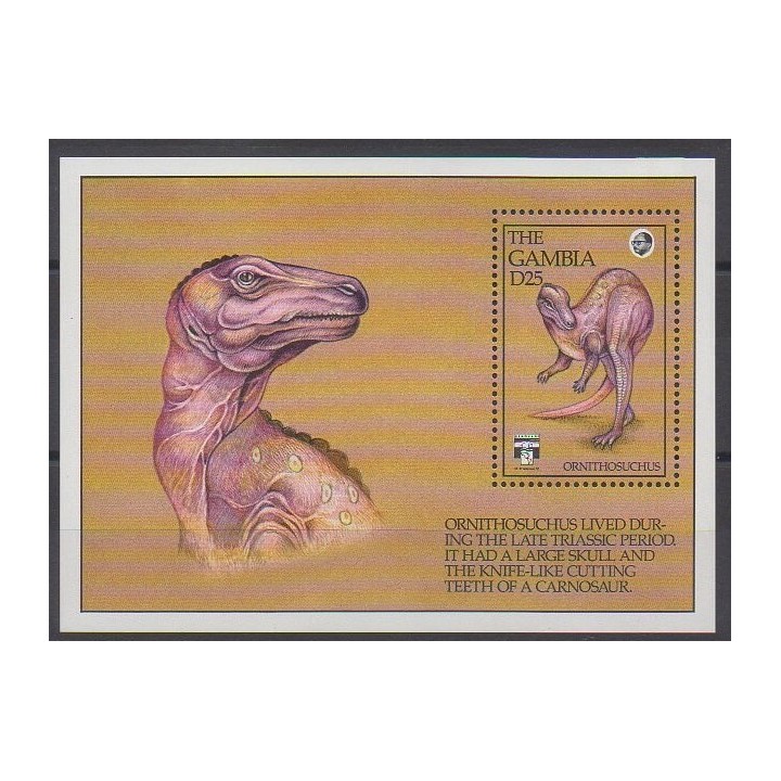 Gambia - 1992 - Nb BF173 - Prehistoric animals