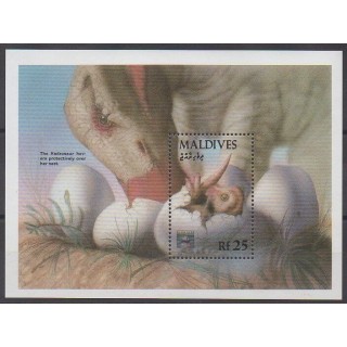Maldives - 1992 - Nb BF233 - Prehistoric animals