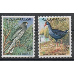 Maroc - 1976 - No 777/778 - Oiseaux