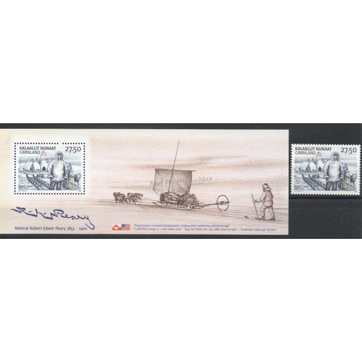 Timbres - Thème régions polaires - Groenland - 2005- No 427 - BF 31