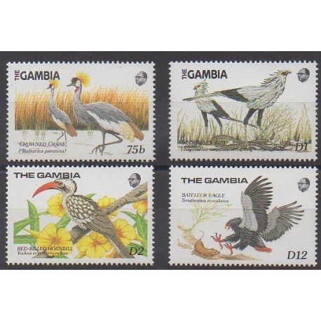 Gambia - 1989 - Nb 781/784 - Birds