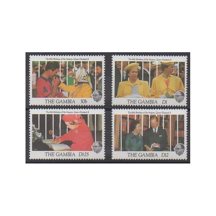 Gambia - 1991 - Nb 1019/1022 - Royalty