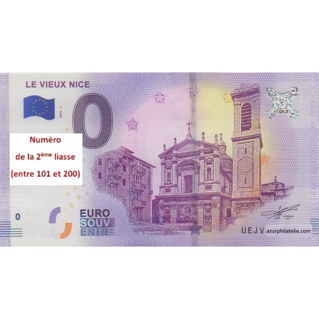 Billet souvenir - Le Vieux Nice - 2018-1 - No 200