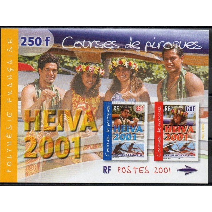 Stamps - Theme various sports - Polynesia - Blocks and sheets - 2001- Nb BF 27