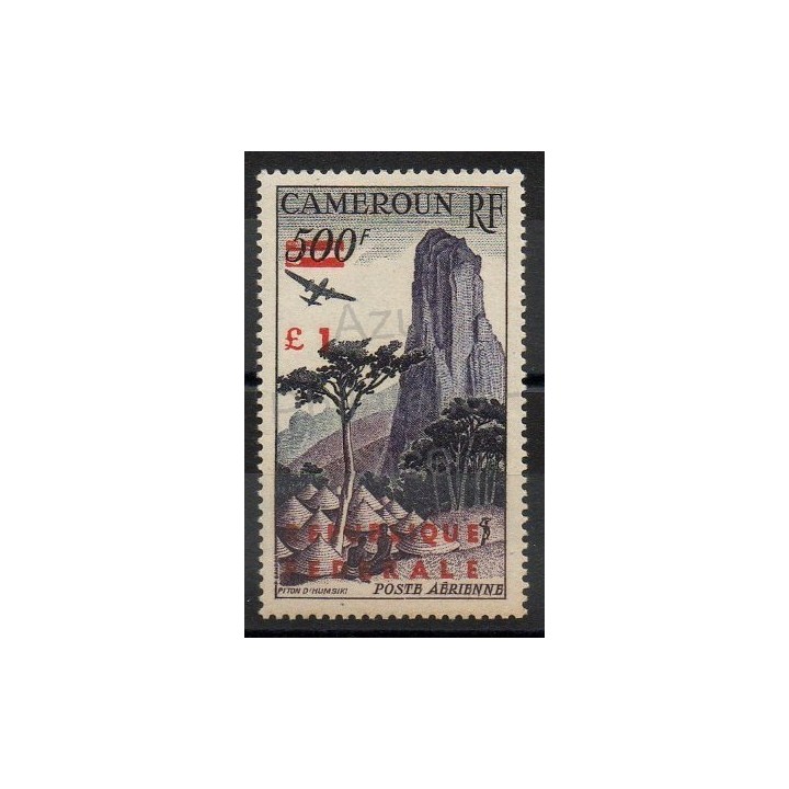 Timbres - Thème sites  - Cameroun - 1961- No PA 51a