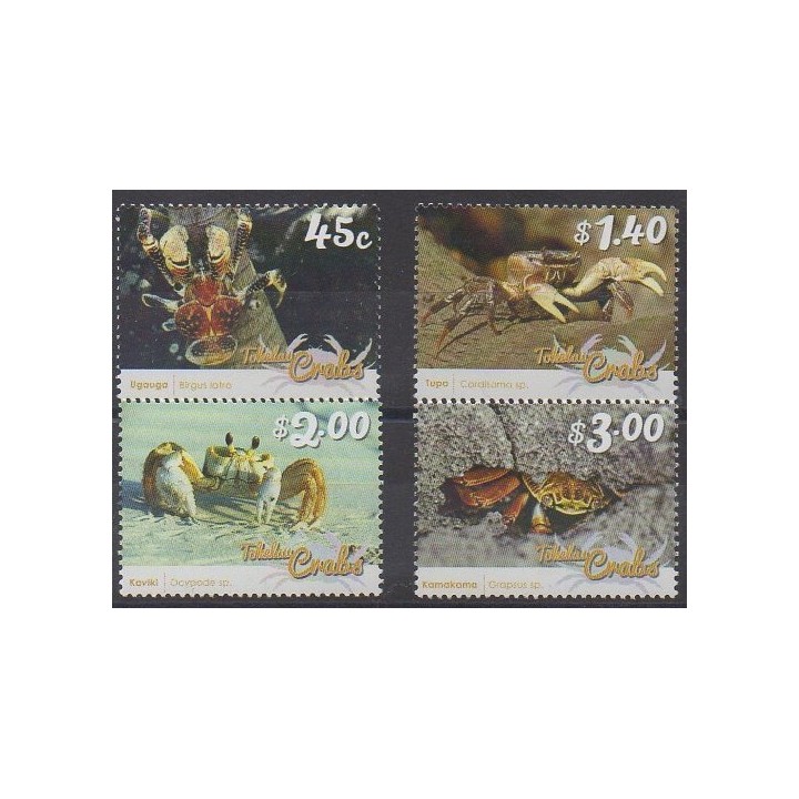 Tokelau - 2015 - No 395/398 - Animaux marins