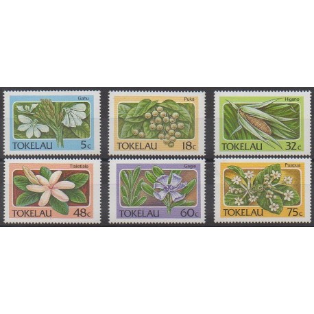 Tokelau - 1987 - No 143/148 - Fleurs