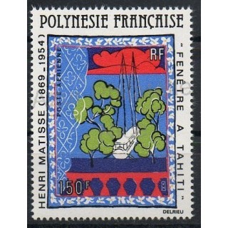 Timbres - Thème peinture - Polynésie - Poste aérienne - 1980- No PA 153