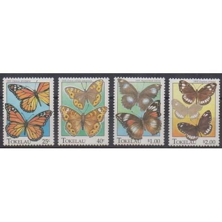 Tokelau - 1995 - No 217/220 - Insectes