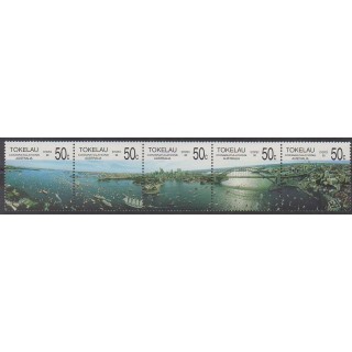 Tokelau - 1988 - No 155/159 - Sites  - Philatélie