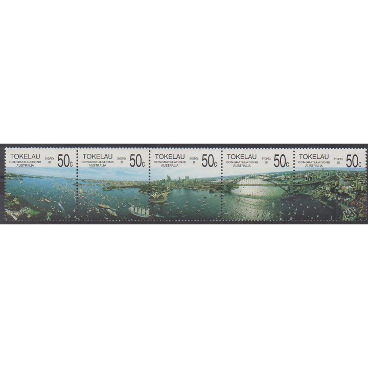 Tokelau - 1988 - Nb 155/159 - Sights - Philately