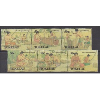 Tokelau - 1990 - No 178/183 - Artisanat ou métiers