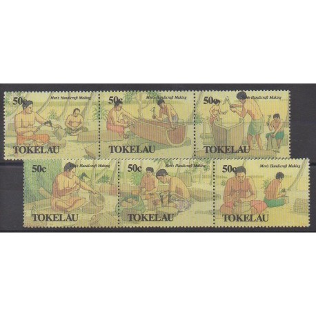Tokelau - 1990 - No 178/183 - Artisanat ou métiers
