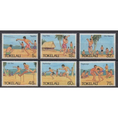 Tokelau - 1987 - Nb 149/154 - Various sports