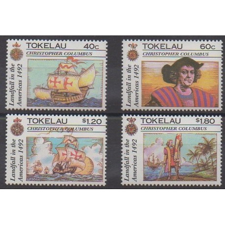 Tokelau - 1992 - No 188/191 - Christophe Colomb