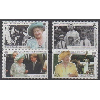 Falkland-Géorgie du Sud et Sandwich du Sud - 1999 - No 293/296 - Royauté - Principauté