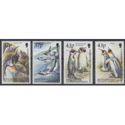 Falkland-Géorgie du Sud et Sandwich du Sud - 2000 - No 322/325 - Oiseaux