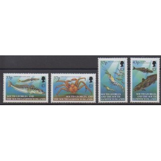 Falkland - 2001 - Nb 330/333 - Sea animals
