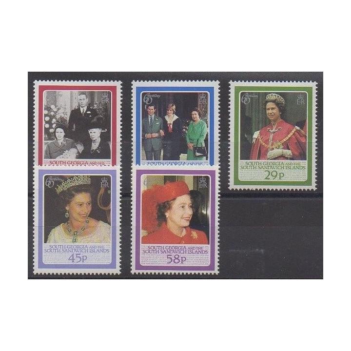 Falkland - 1986 - Nb 158/162 - Royalty