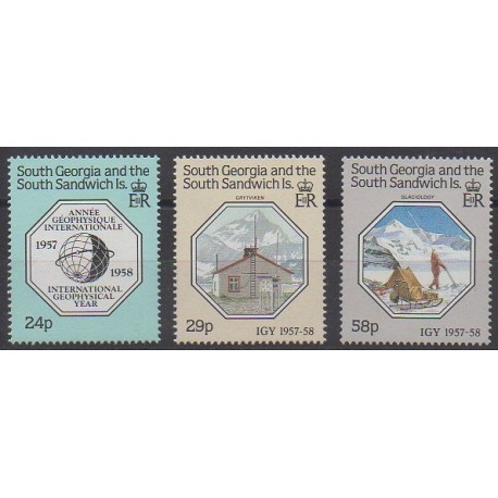 Falkland-Géorgie du Sud et Sandwich du Sud - 1987 - No 181/183 - Polaire