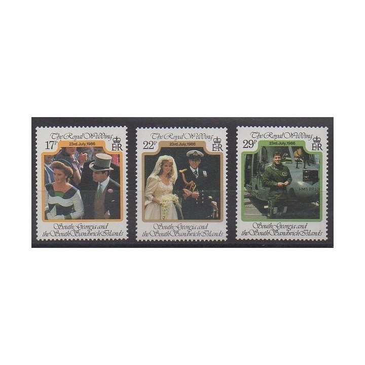 Falkland - 1986 - Nb 163/165 - Royalty
