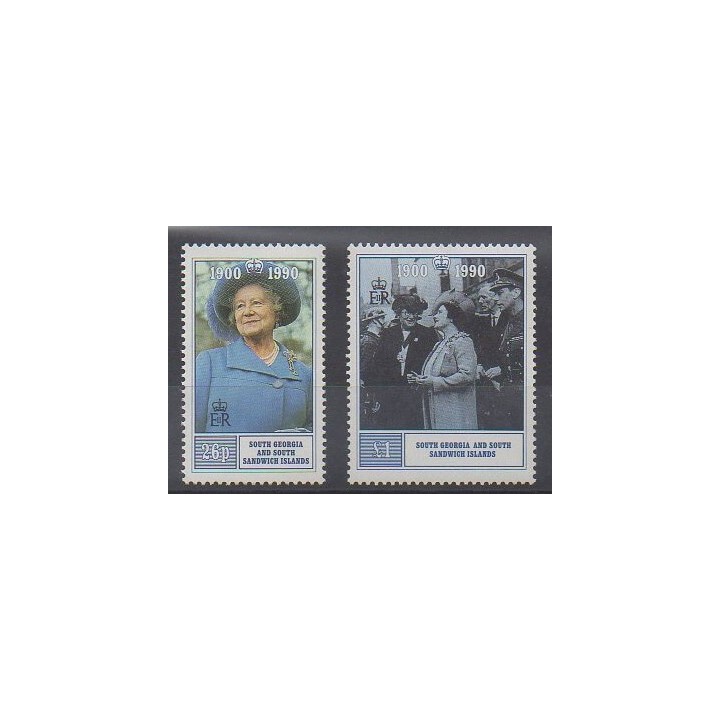 Falkland-Géorgie du Sud et Sandwich du Sud - 1990 - No 200/201 - Royauté - Principauté