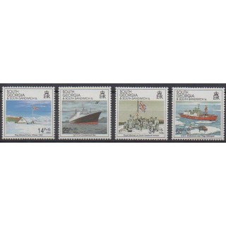 Falkland-Géorgie du Sud et Sandwich du Sud - 1992 - No 223/226 - Histoire militaire