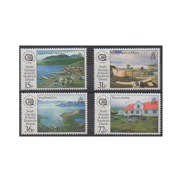 Falkland-Géorgie du Sud et Sandwich du Sud - 1993 - No 227/230 - Artisanat ou métiers