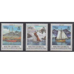 Falkland-Géorgie du Sud et Sandwich du Sud - 1995 - No 261/262 - Navigation