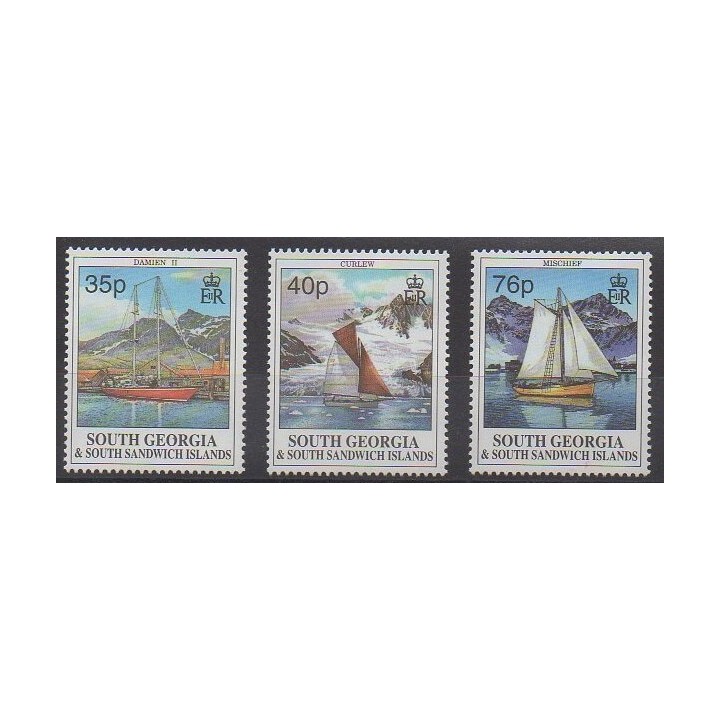 Falkland-Géorgie du Sud et Sandwich du Sud - 1995 - No 261/262 - Navigation