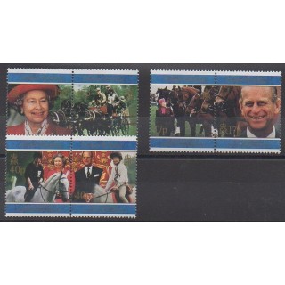 Falkland-Géorgie du Sud et Sandwich du Sud - 1997 - No 272/277 - Royauté - Principauté