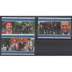 Falkland-Géorgie du Sud et Sandwich du Sud - 1997 - No 272/277 - Royauté - Principauté