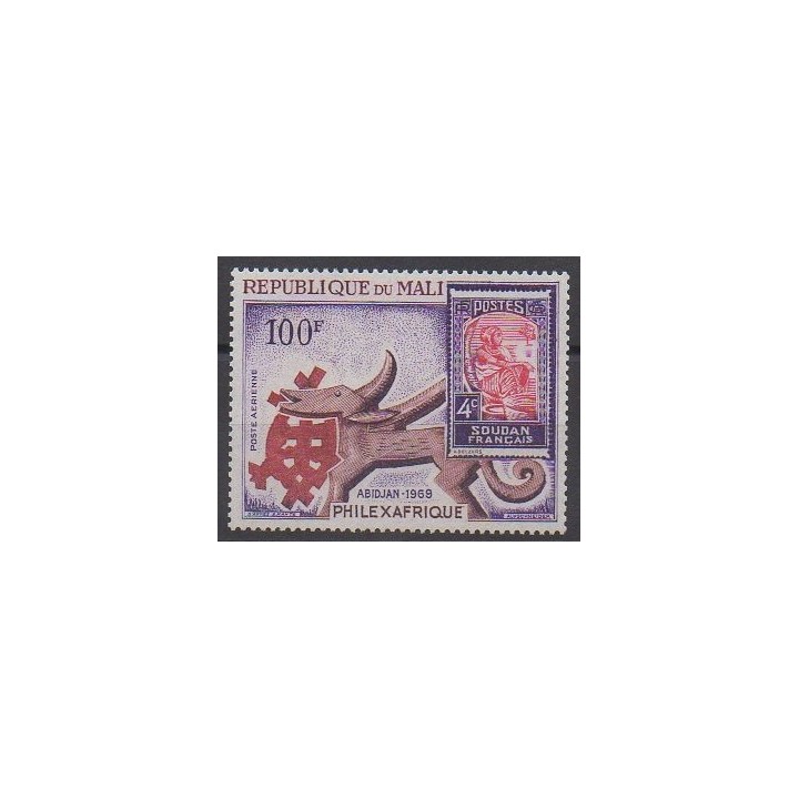 Mali - 1969 - No PA65 - Timbres sur timbres