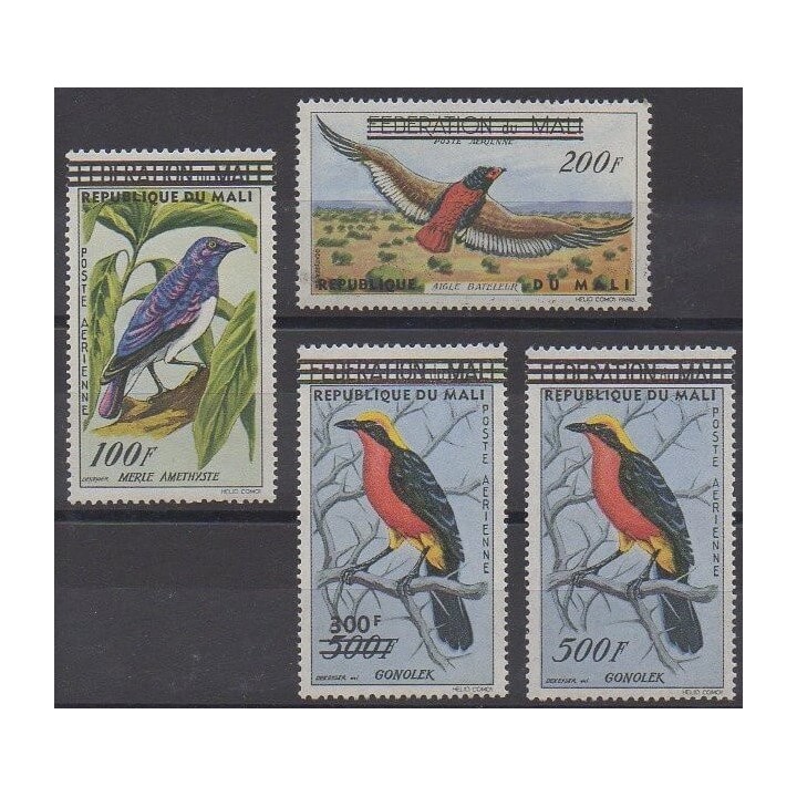 Mali - 1961 - No PA5/PA8 - Oiseaux