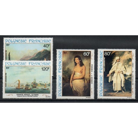 Polynésie - Poste aérienne - 1981 - No PA163/PA166 - Peinture