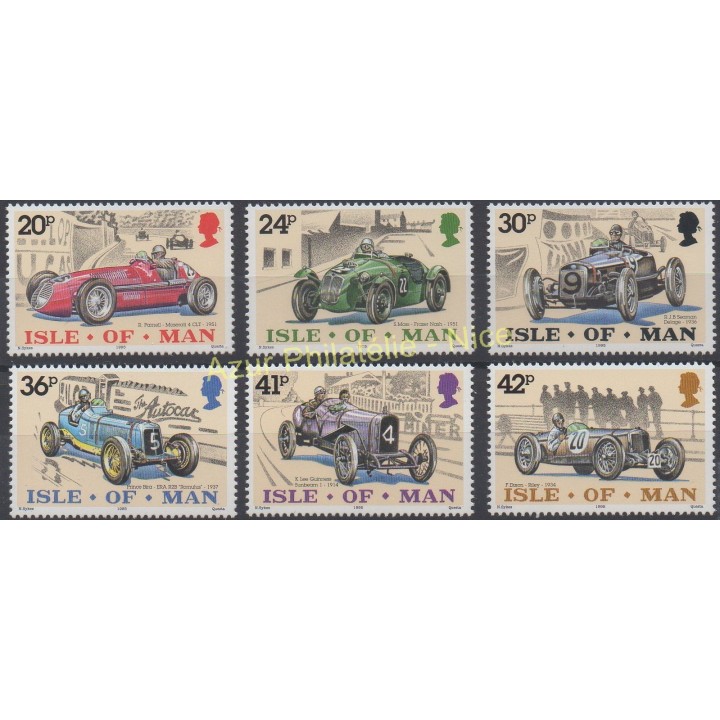 Timbres - Thème voitures - Man (Ile de) - 1995 - No 675/680