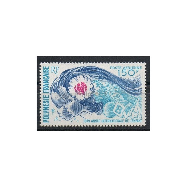 Timbres - Thème enfance - Polynésie - Poste aérienne - 1979- No PA 145