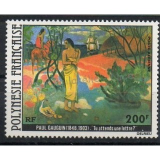 Timbres - Thème peinture - Polynésie - Poste aérienne - 1979- No PA 144