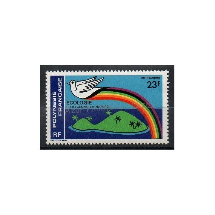 Timbres - Thème environnement - Polynésie - Poste aérienne - 1978- No PA 141