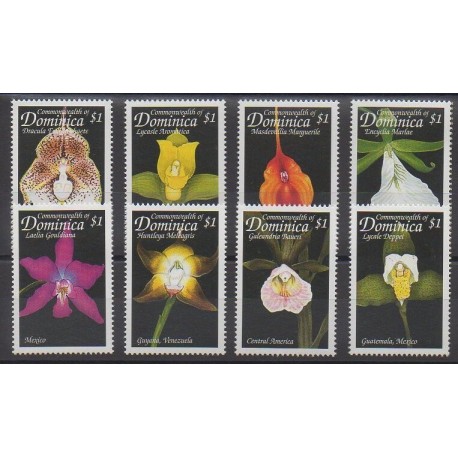 Dominique - 1999 - No 2301/2308 - Orchidées